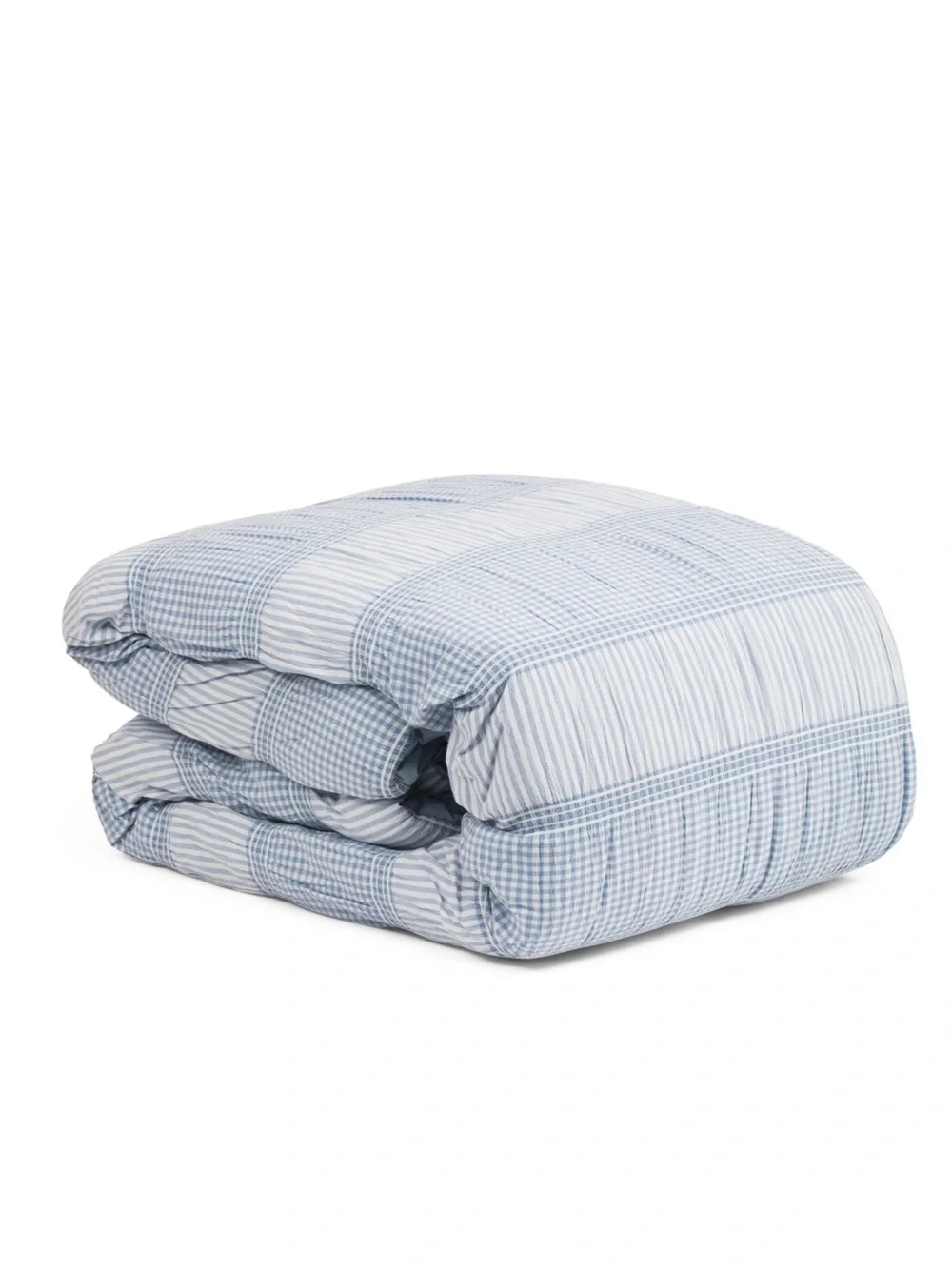 BROOKS BROTHERS gingham‎ seersucker comforter set